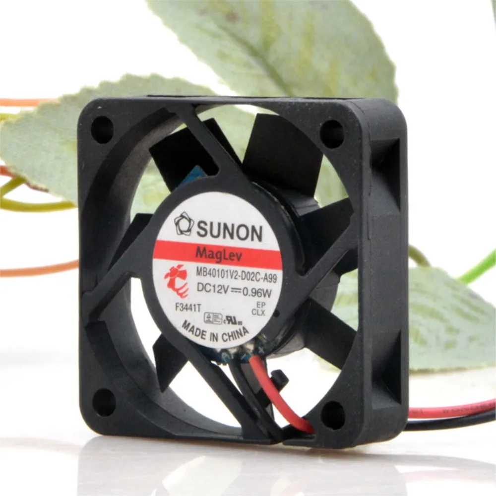 Ventilador de 40 mm para ventilador de refrigeración Sunon 40 mm 12 V MB40101V2-D02C-A99, 5800 RPM, 0,96 W de potencia para refrigeración de automóviles y electrónica - imagen 3