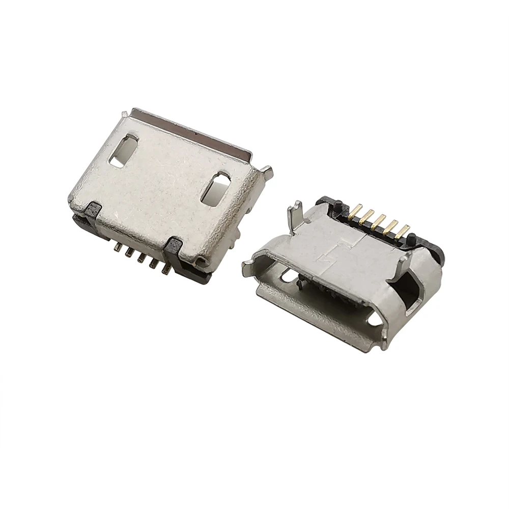 Conector Micro USB de 5 pines, aguja corta para teléfono móvil, enchufe de datos trasero, puerto de carga, 20/50 piezas - imagen 5