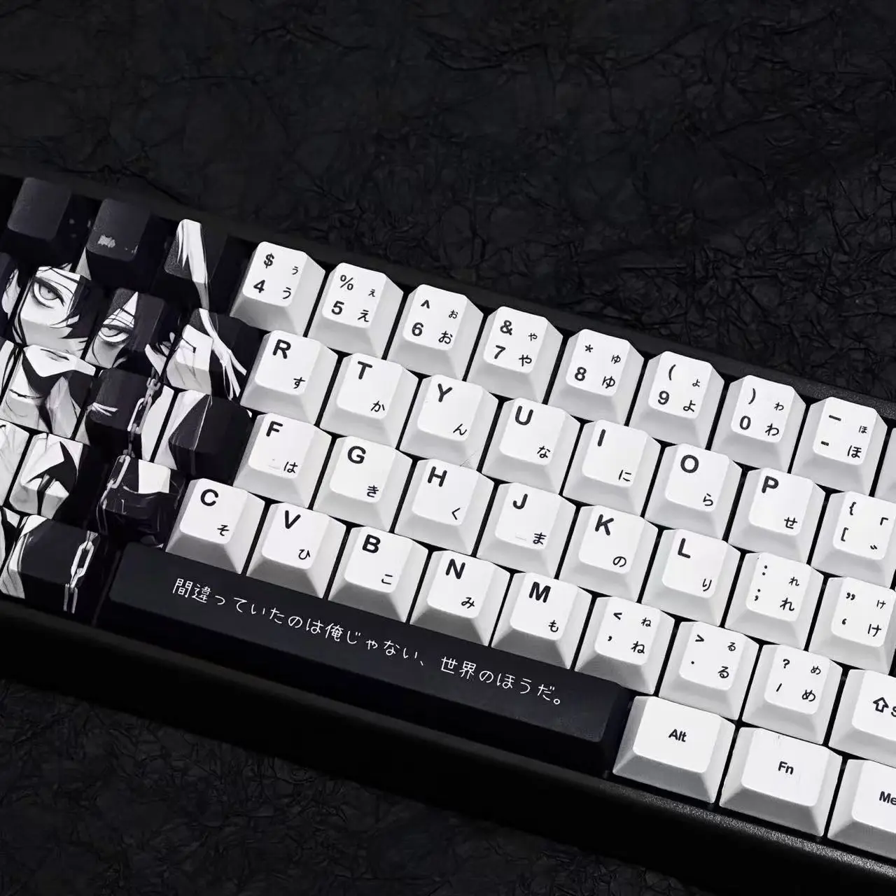 Teclas de Anime de 132 teclas, teclas japonesas, teclas Pbt, personalidad Cherry PBT para teclado mecánico 66/68/86/96/98/104 - imagen 2