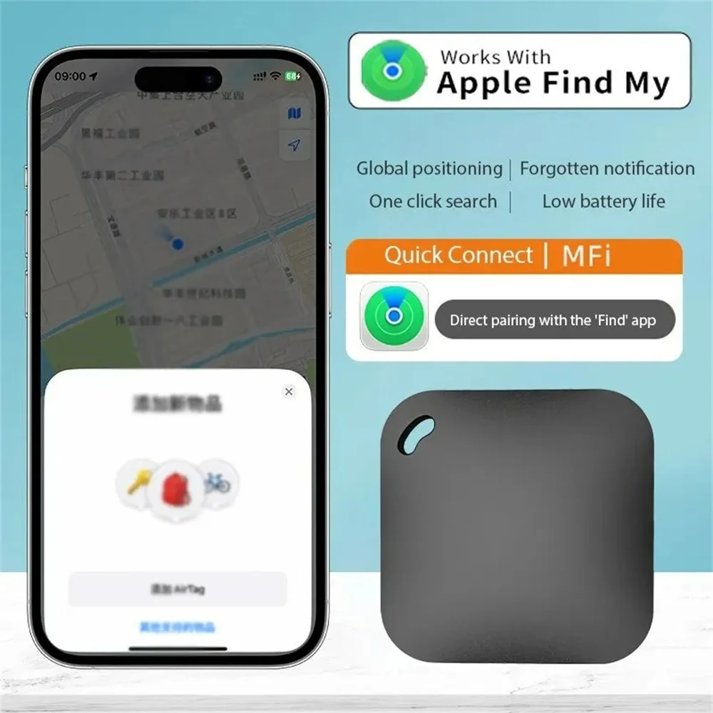 El rastreador GPS inteligente funciona con Apple Find My APP iTag Pet Kids, seguimiento de llaves de equipaje, posicionamiento preciso Global, buscadores Bluetooth - imagen 2