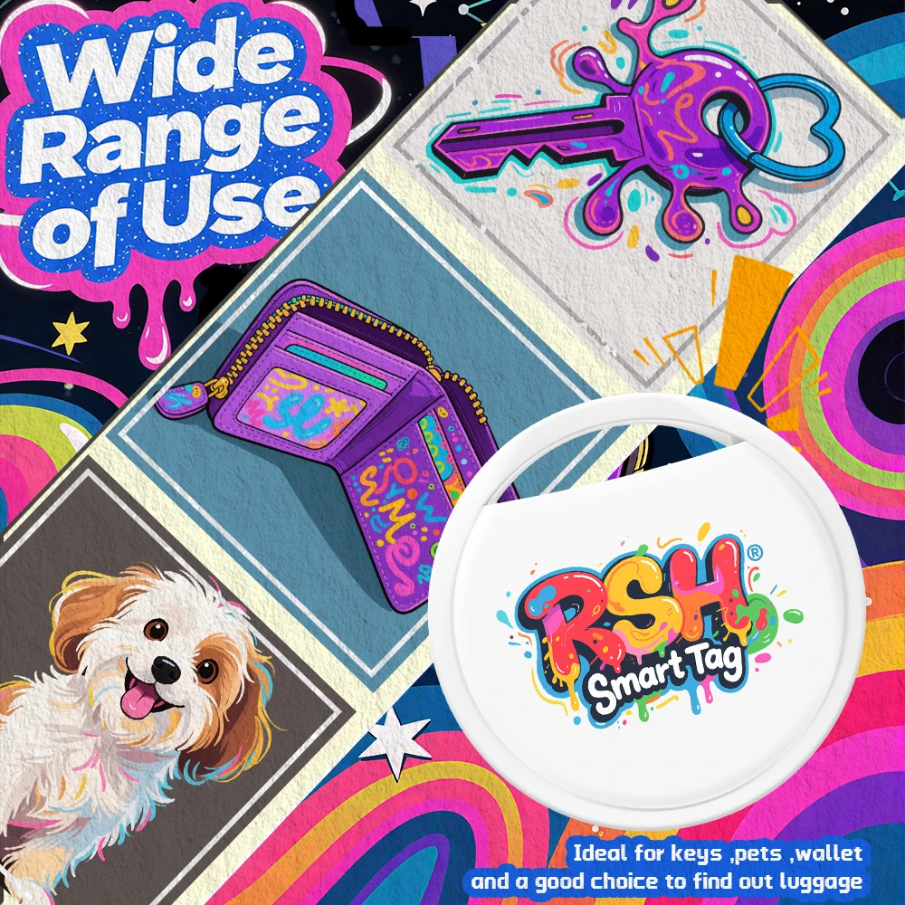 RSH marca genuino Android GPS Tracker funciona con Google's Find Hub localizador de mascotas para Xiaomi Samsung etiqueta inteligente para billetera Bikc Finde - imagen 3