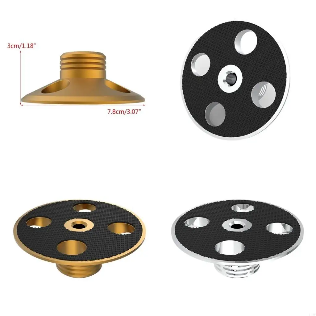 Disco peso grabación Metal, potenciador sonido, tocadiscos, estabilizadores peso para mejorar calidad del sonido, estabiliza sonido, 1 ud. - imagen 2