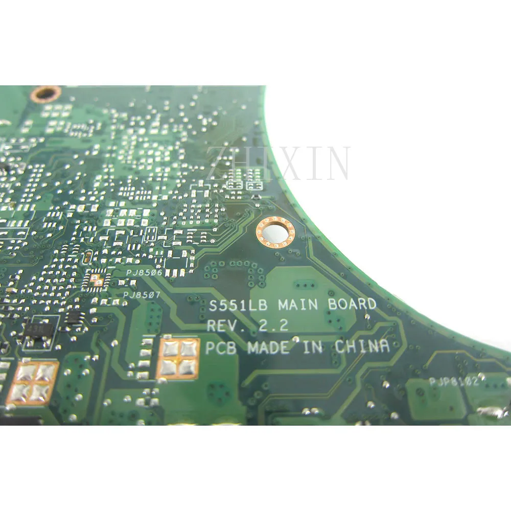 Para For Asus S551 S551L S551LN S551LA R551L K551L S551LB placa base para ordenador portátil S551LB 4G RAM I5/I7 CPU UMA placa base para portátil - imagen 3
