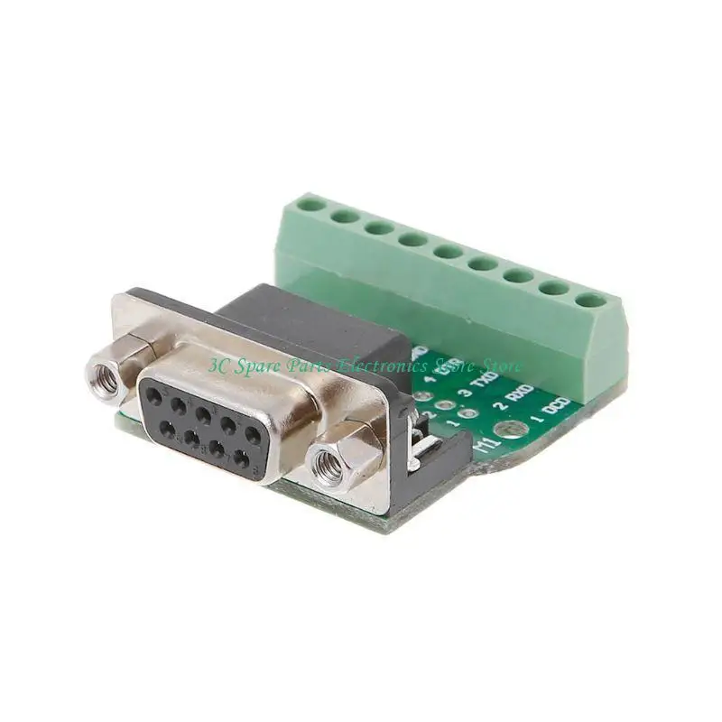 SZ DB9 macho D-SUB adaptador placa conector RS232 serie a placa terminales Sig - imagen 3