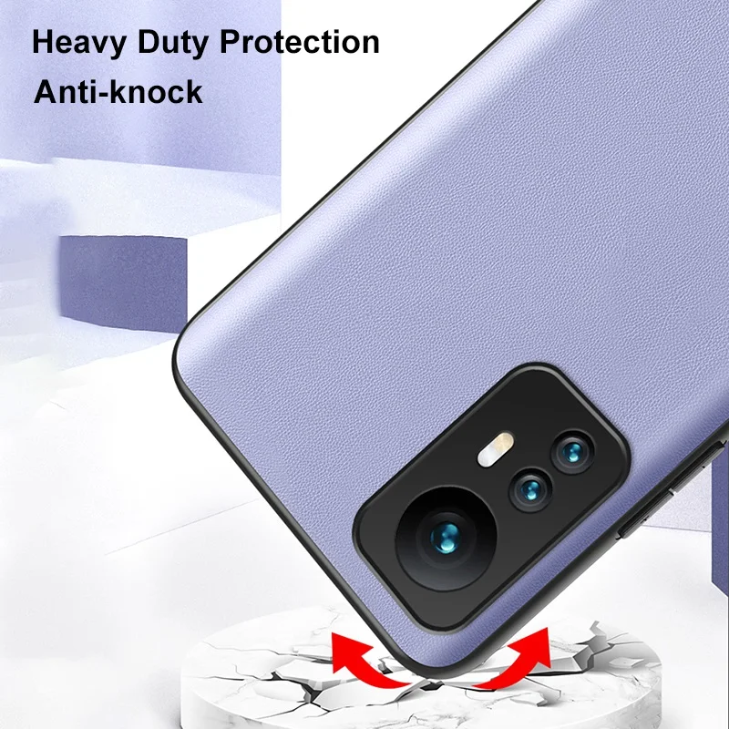 Funda de cuero PU de lujo para Xiaomi Mi 12T Pro 10T Lite 5G, Carcasa protectora de silicona mate para Xiaomi Mi 9T 10T 11T Pro - imagen 5