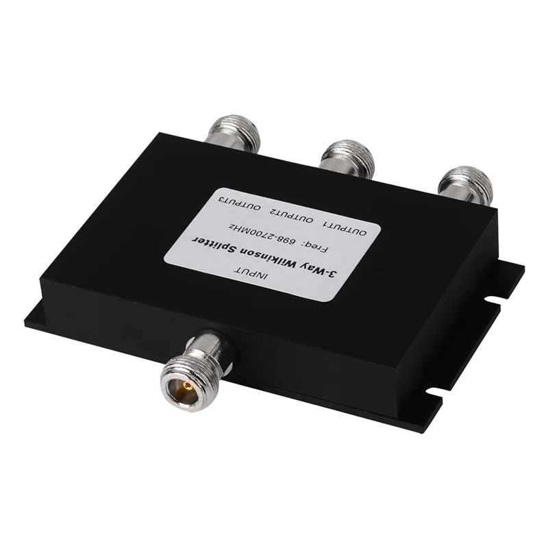 1 unidad de divisor de potencia Wilkinson de 3 vías divisor de Metal 698-2700Mhz Gsm 3G 4G WIFI Lte W-Cdma FDD repetidor de señal móvil - imagen 4