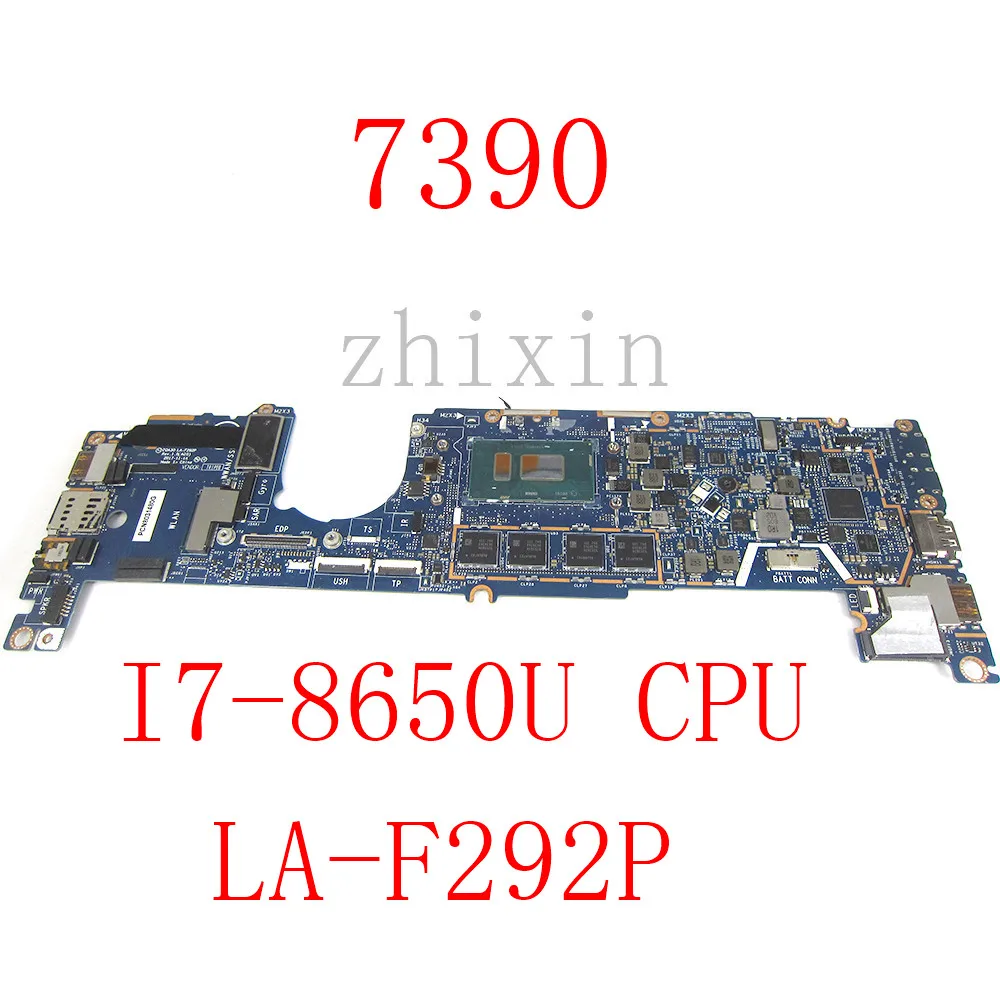YOURUI para dell latitude 7390 placa base de computadora portátil i7-8650 CPU 16G RAM 02WCVJ CN-02WCVJ 2WCVJ DDA30 LA-F292P placa base prueba completa