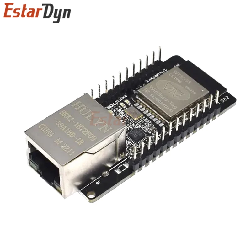 Puerto serie integrado de WT32-ETH01, compatible con Bluetooth, Ethernet, WIFI, Combo Gateway, MCU, ESP32, módulo inalámbrico, WT32, ETH01 - imagen 2