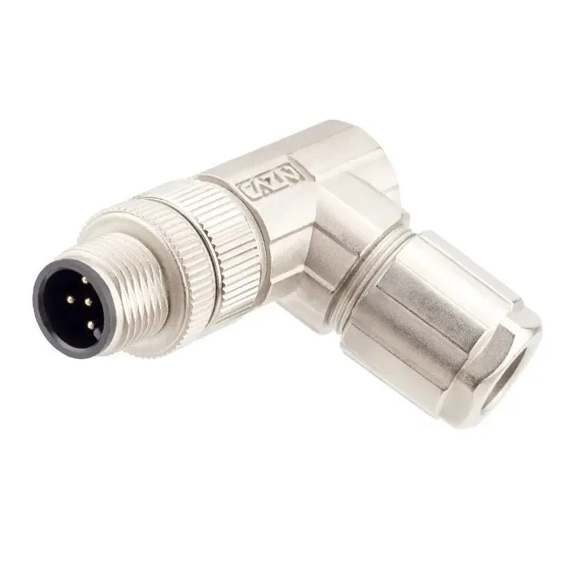 Enchufe de montaje de Metal tipo recto/ángulo 2-17 pines un cable soldado de código salida PG9 conector estándar NEMA2000 para montaje - imagen 5