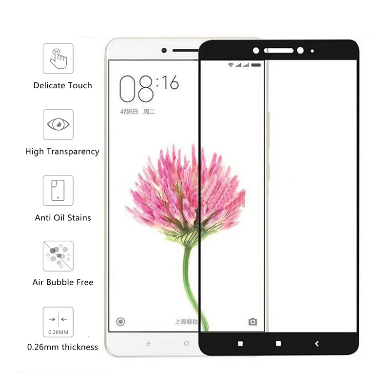 Funda para xiaomi mi max2 vidrio protector mimax3 mimax2 xiomi xaomi max3 mimax max 2 3 pantalla de vidrio templado 32gb 128gb cubierta completa - imagen 3