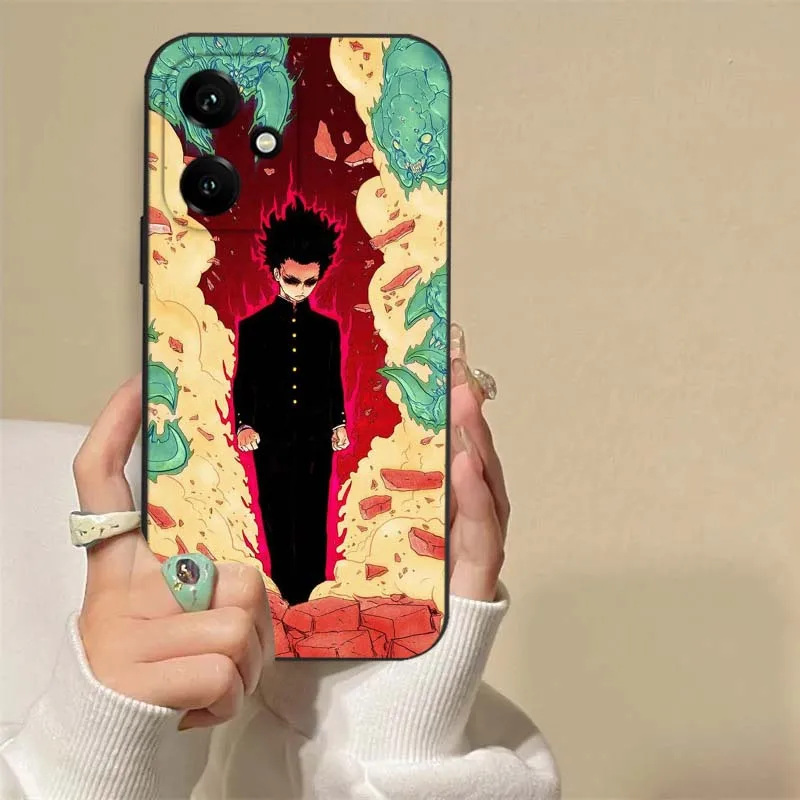 Funda de Anime Mob Psycho 100 para Honor Play 5T 50 4T 40 5 4 3 30 20 Magic7 Magic6 Magic5 Lite Pro Plus Youth 5G - imagen 3
