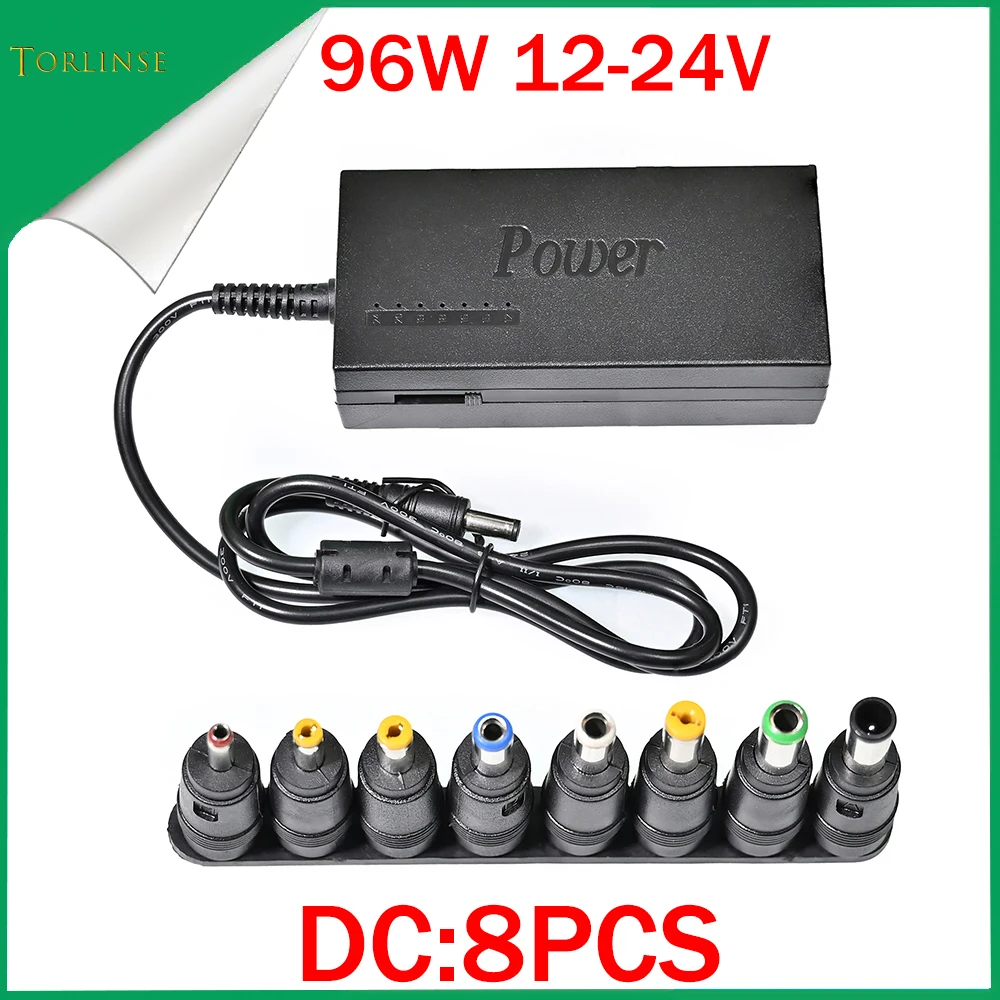 DC 12V/15V/16V/18V/19V/20V/24V 4A 96W portátil AC cargador adaptador de corriente Universal para ASUS DELL Lenovo Sony Toshiba portátil