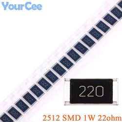 Resistencia SMD 22 ohm 1 W 5 % formato 2512