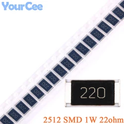 Resistencia SMD 22 ohm 1 W 5 % formato 2512