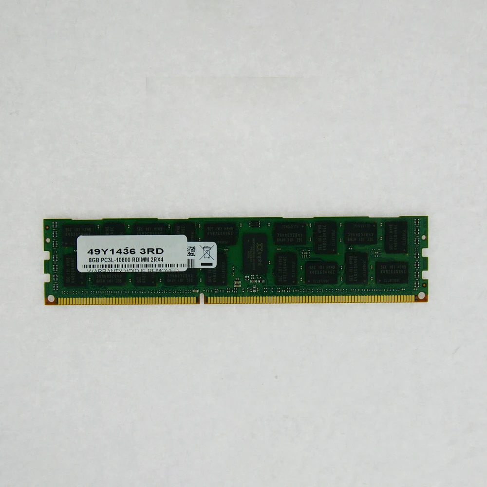 RAM X3530 X3500 X3650 M3 M4 49Y1436 49Y1446 47J0157 1333 Memoria de servidor PC3-10600R de alta calidad 8GB ECC 2RX4 DDR3 - imagen 3