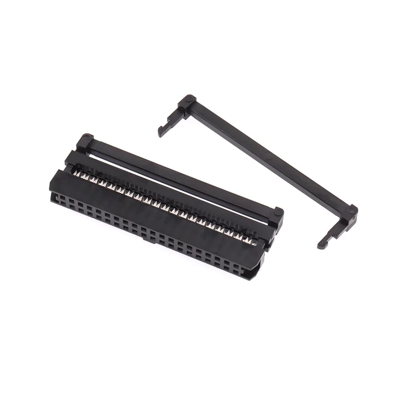 Piezas de paso FC de 10, 2,0mm, 6/8/10/12/14/16/18/20/22/24/26/30/34/40/44/50/60Pin IDC conector hembra para Cable plano de 1,0mm - imagen 5