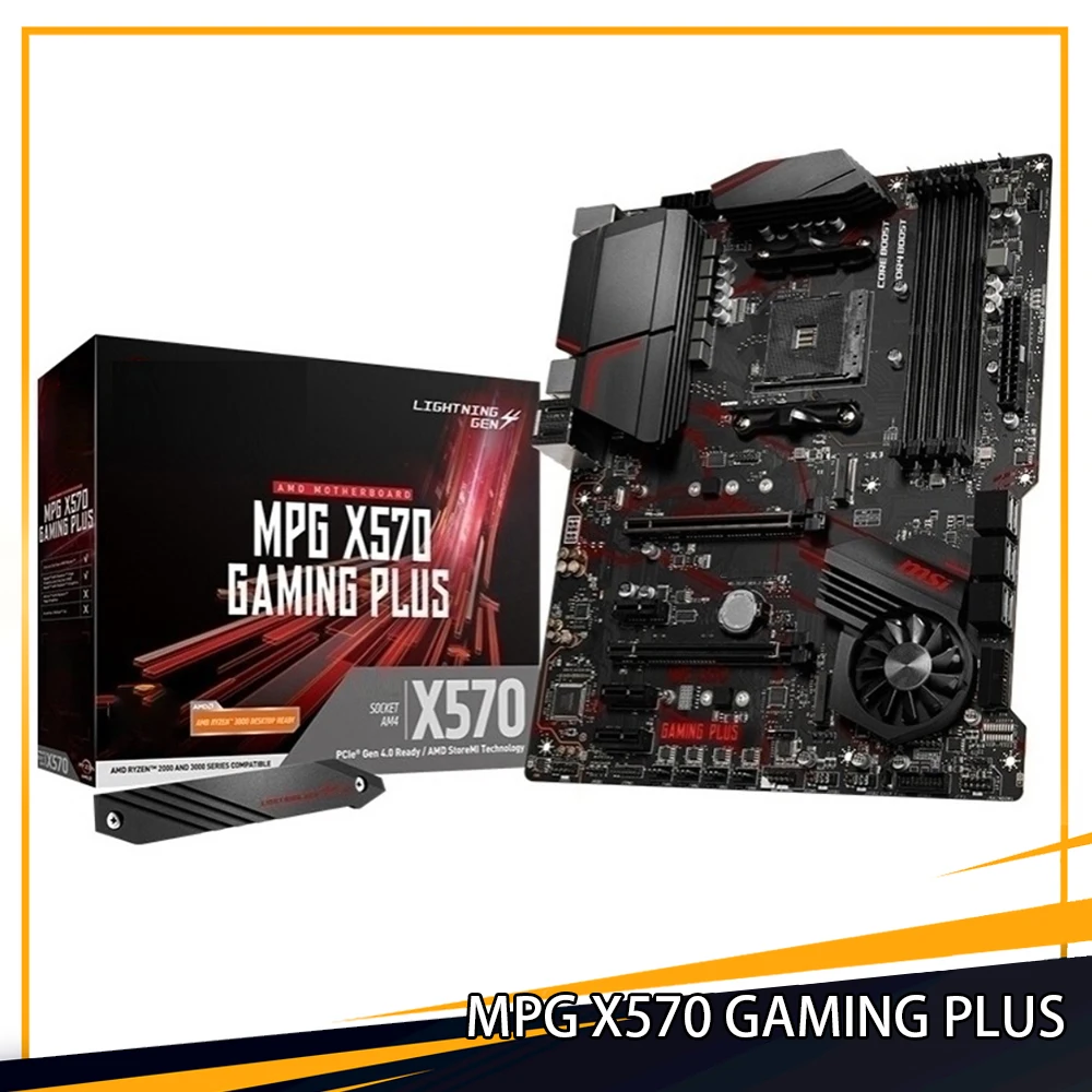 Nueva placa base MPG X570 GAMING PLUS AM4 DDR4 128G M.2 * 2 SATA3 USB3.2 Gen1 ATX X570 - imagen 3