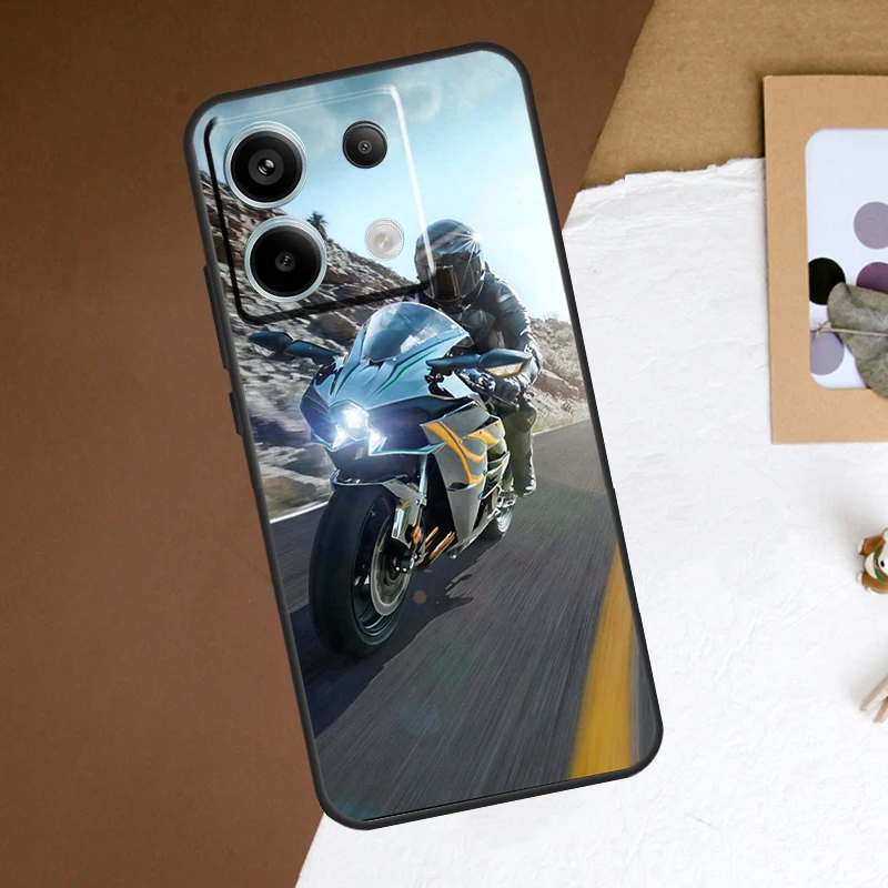 Funda de teléfono para motocicletas Redmi Note 12 13 Pro Plus 9 10 11 Pro 9S 10S 11S 12S Redmi 10C 12C 13C - imagen 3
