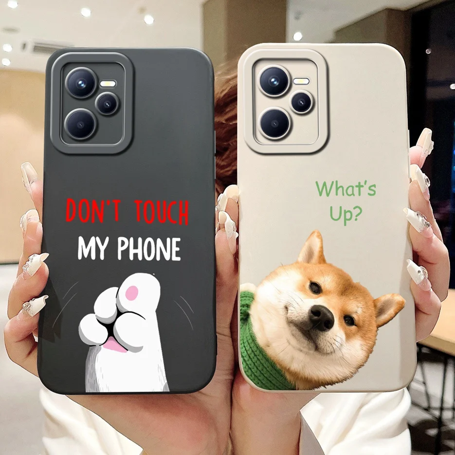 Funda de silicona suave para teléfono Realme, carcasa con dibujos de animales bonitos, para Realme, C35, C 35, RealmeC35, 6,6 pulgadas, RMX3511 - imagen 5