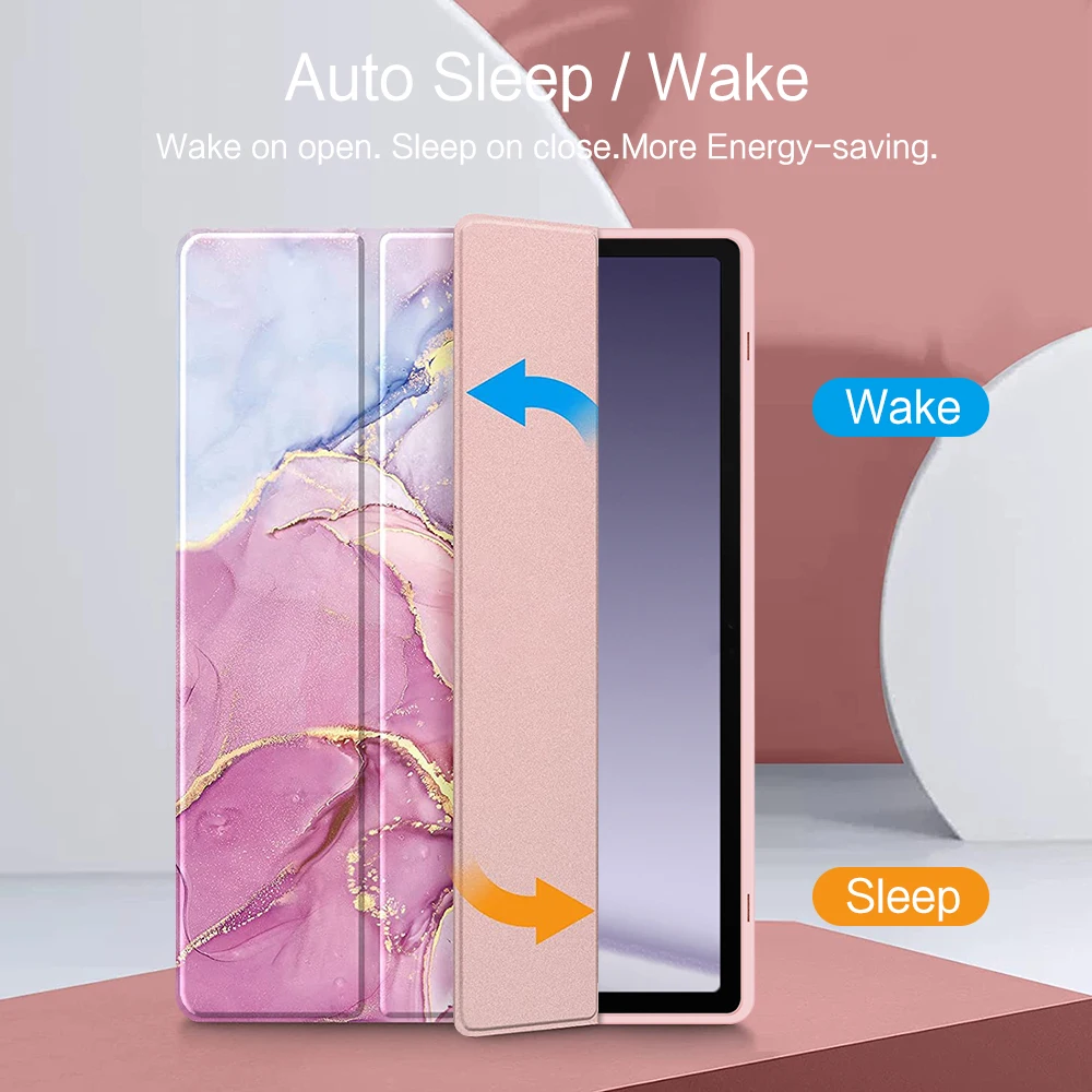 Funda para Samsung Galaxy Tab A9 Plus 11 "funda protectora con soporte triple para Tab A9 + 11 pulgadas SM-X210 X216B X218U - imagen 4