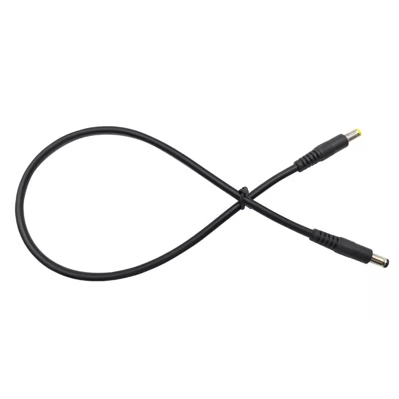 Enchufe de alimentación de CC de 18awg, Cable conector macho de 5,5x2,5mm a 5,5x2,1mm, adaptador CCTV de 12V, 10A, cables de extensión de potencia de 0,5 m/1,5 m - imagen 3