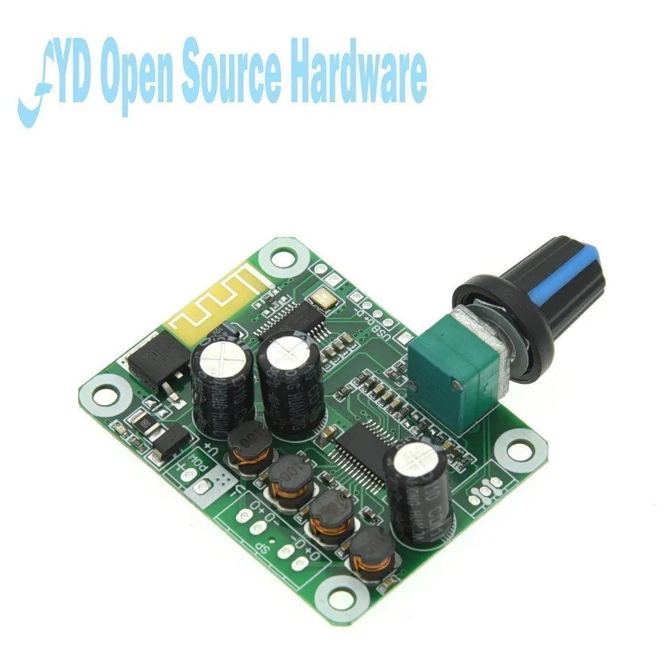 Placa amplificadora de potencia de Audio estéreo Digital TPA3110 4,2, compatible con Bluetooth, 15W + 15W, 12V-24V, para altavoz USB, altavoz portátil - imagen 2