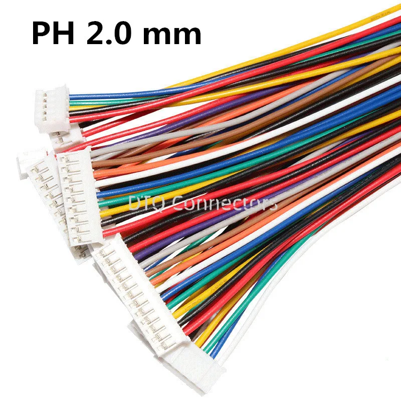 10 Uds 1,0 1,25 1,5 2,0 2,54 SH/JST/ZH/PH/XH 1,0 MM 1,25 MM 1,5 MM 2,0 MM 2,54 MM conector hembra con cable 2PIN/3/4/5/6/7/10P - imagen 4