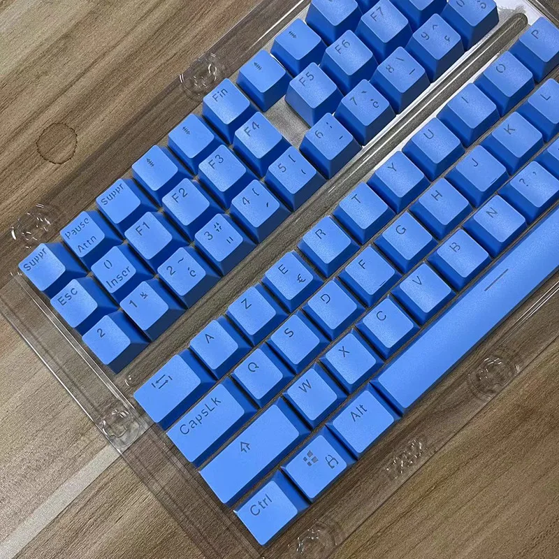 Teclas francesas para teclado mecánico, compatibles con interruptores MX, Soporte de doble disparo, iluminación Led, AZERTY - imagen 5