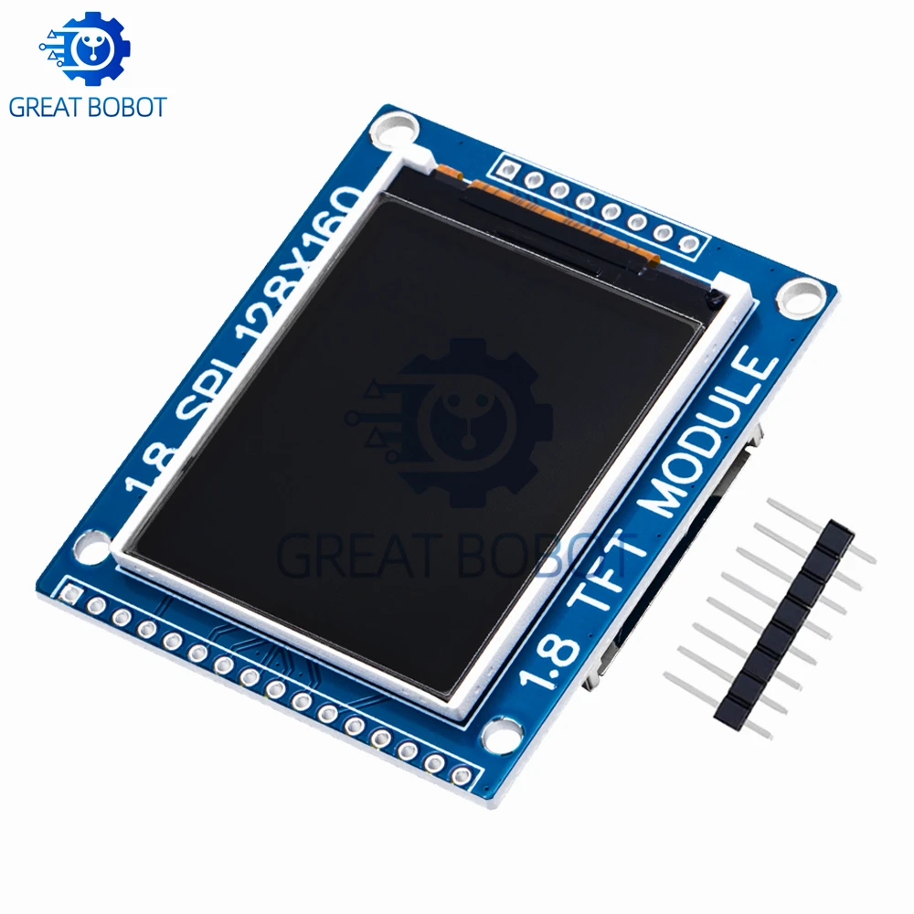 Adaptador PCB de pantalla de módulo LCD TFT SPI serie de 1,8 pulgadas, matriz de puntos 128x160, interfaz IO de 3,3 V/5V, Compatible con LCD1602 para Arduino - imagen 5