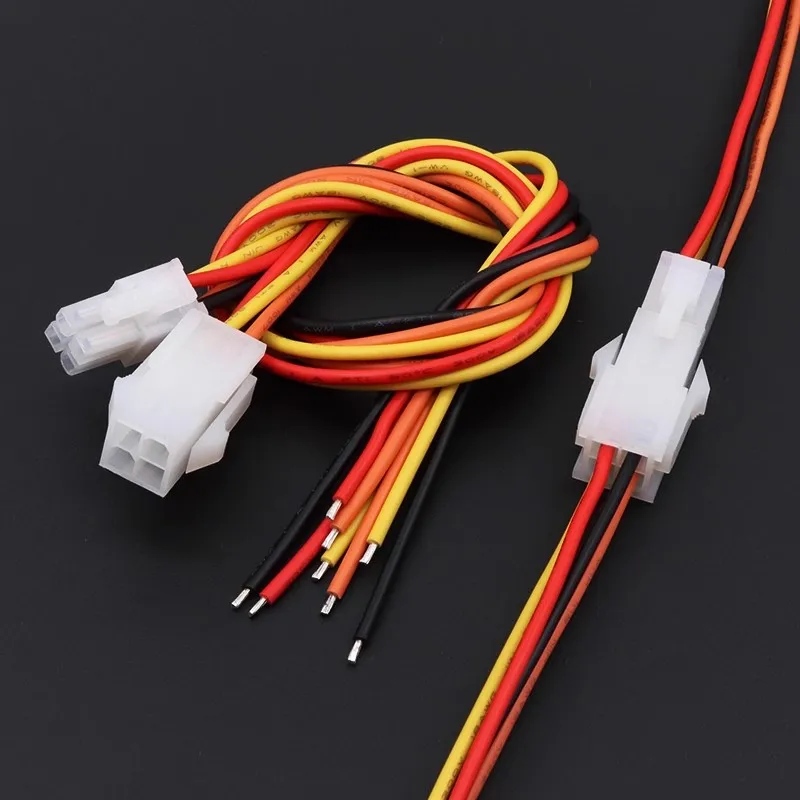 1 par de conectores de arnés de automóvil 5557 5559 30CM 4,2mm 2X8 2*1-8Pin macho hembra Cable de alimentación de computadora Terminal de Cable único - imagen 4
