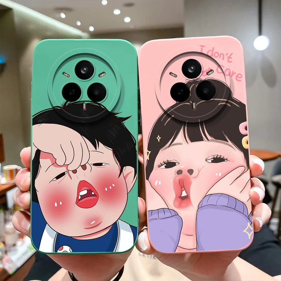 Para Oppo Realme 14 Pro Plus Pro + 5G funda de teléfono estilo creativo funda trasera de silicona suave a prueba de golpes para Realme 14Pro + Fundas Coque - imagen 5