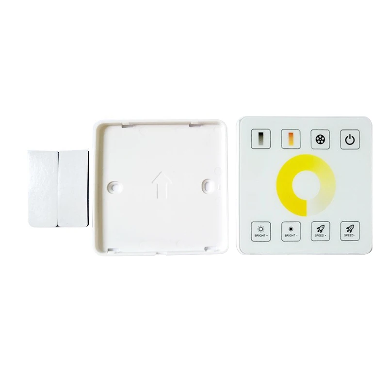 Controlador CCT para tira de luz LED de doble Color, interruptor de atenuación táctil RF inalámbrico de 12V, 24V, CC 10A, control remoto de atenuación de Panel 86, 5050, 2835 - imagen 5