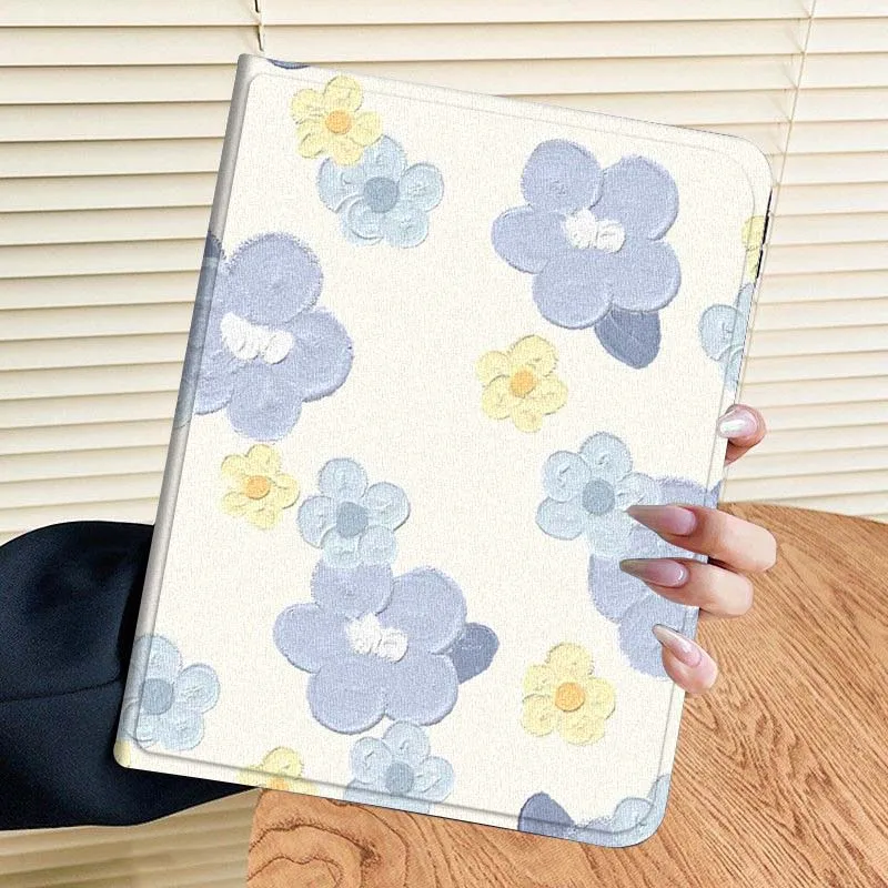 Arte flores puras rosa cereza para Samsung Galaxy Tab A A7 A8 A9 A11 S6 S11 10,1 10,4 10,5 pulgadas Lite Plus funda para tableta - imagen 3
