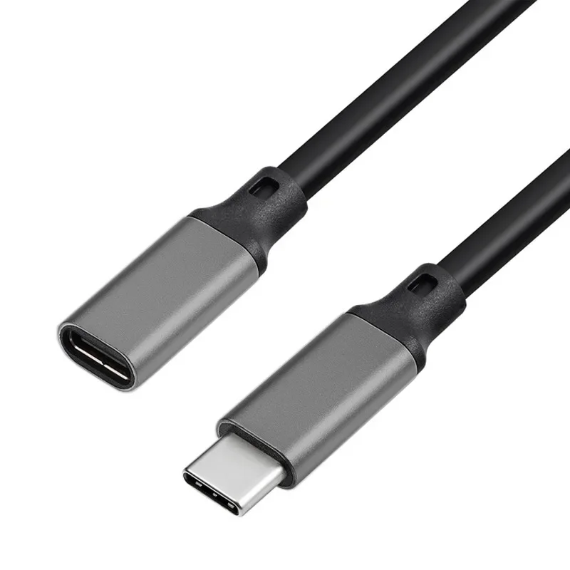 10Gbps Gen2 tipo C USB 3,1 macho a USB-C hembra extensión de datos 100W Cable de carga Cable extensor diseño Reversible 0,2 m1 m 2m 5m - imagen 3