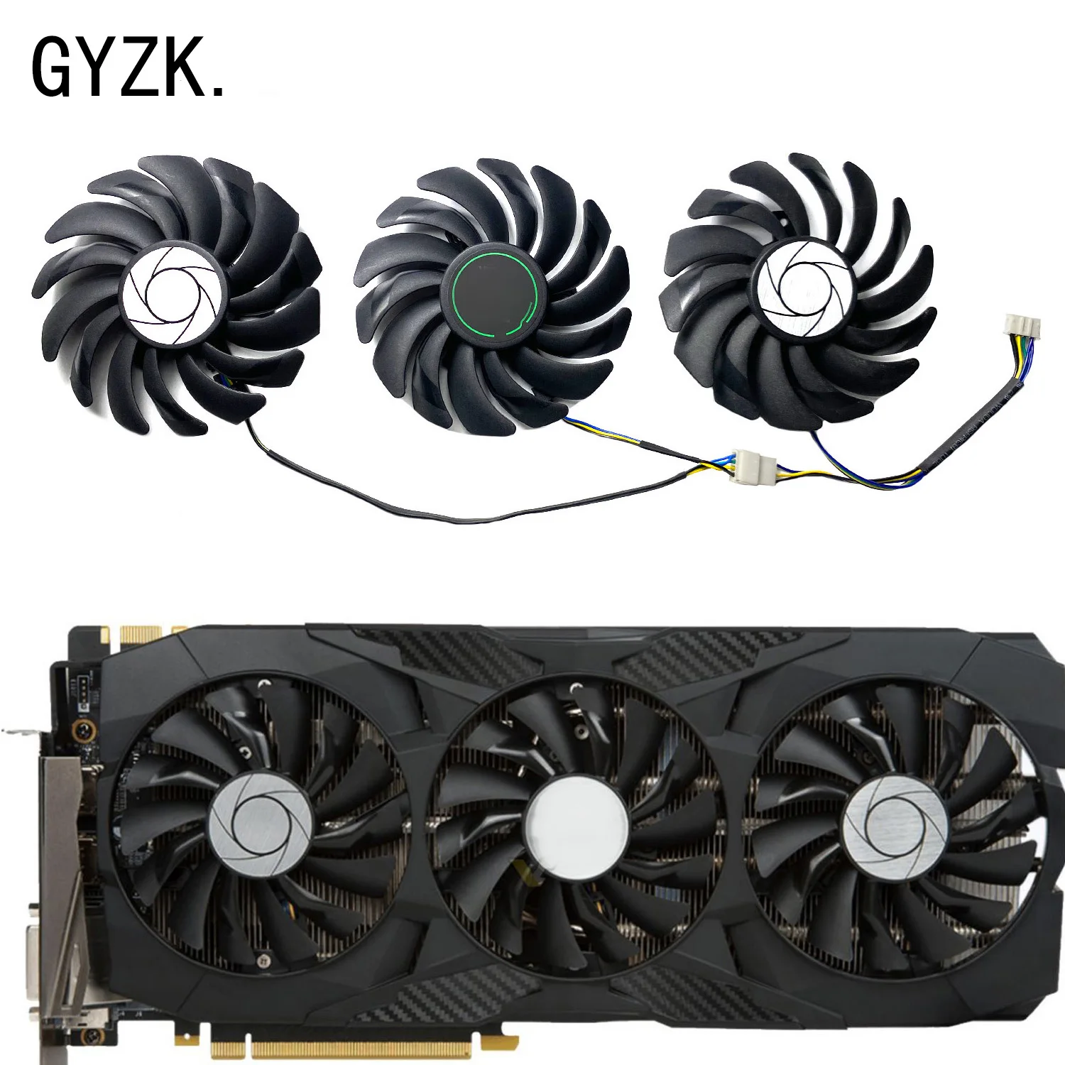 Nuevo para MSI GeForce GTX1070 1070ti 1080 1080ti DUKE OC ventilador de repuesto para tarjeta gráfica PLD09210S12HH