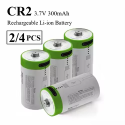 Batería recargable CR2 de litio 3,7 V para cámaras y GPS