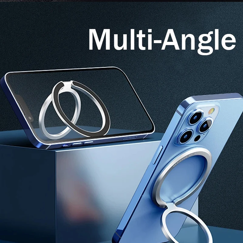 2025Nuevo soporte de anillo magnético para teléfono para accesorios MagSafe soporte de anillo de dedo ajustable para funda magnética para iPhone - imagen 2