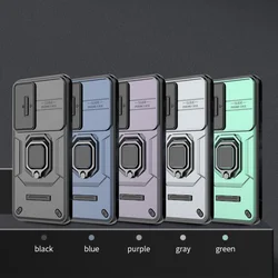 Funda OnePlus Nord 5 con soporte de anillo y protector de cámara