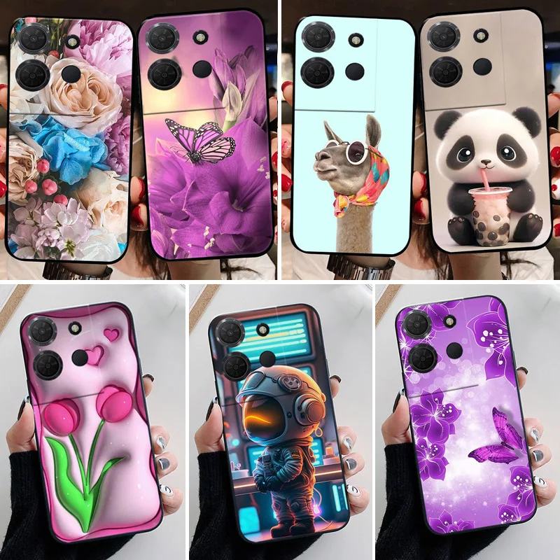 Para TCL 503/403/502 funda trasera de silicona suave a la moda para TCL 501 funda de teléfono TCL503 etui Fundas para TCL 403 lindo