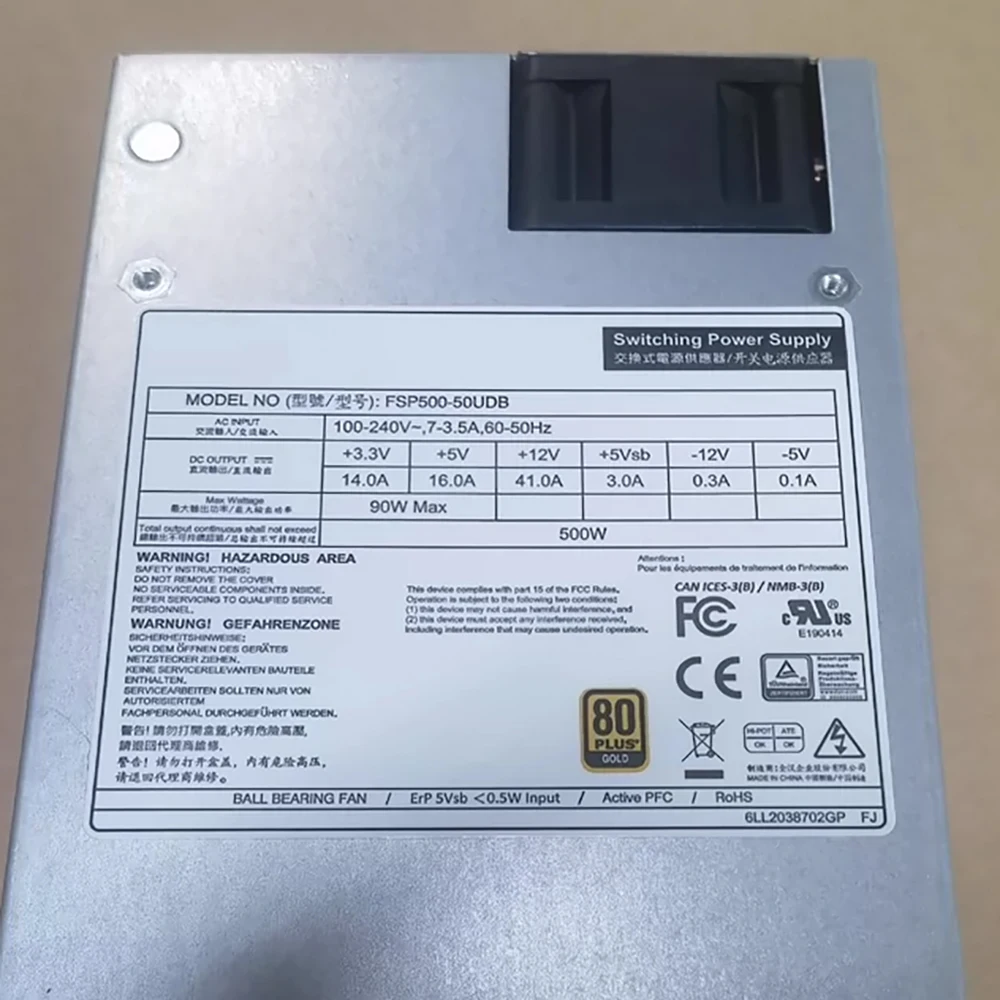 FSP500-50UDB para fuente de alimentación de control industrial FSP 500W 1U - imagen 5