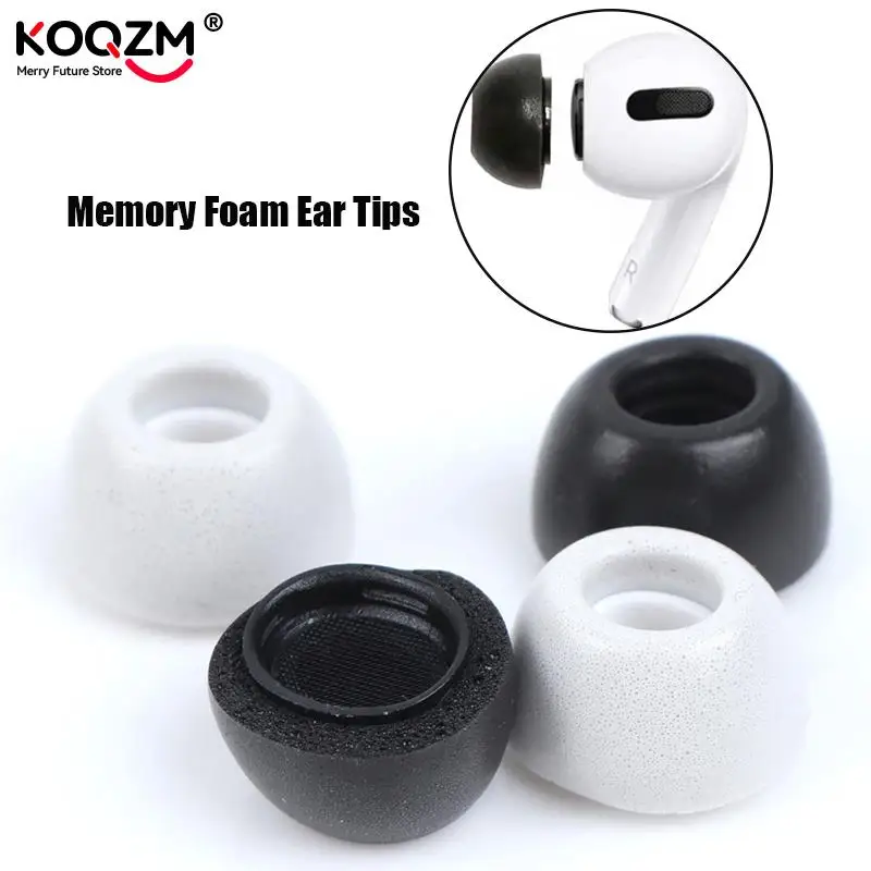 Almohadillas de espuma viscoelástica para los oídos, tapones para los oídos inalámbricos con Bluetooth, antideslizantes, almohadillas de repuesto para los auriculares