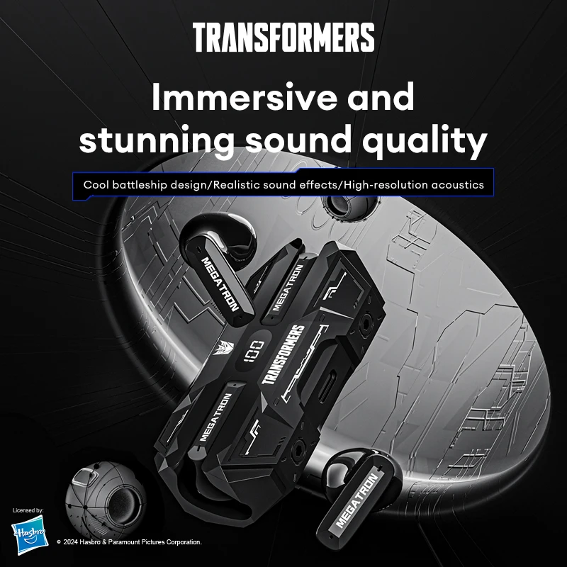 Nuevos transformadores TF-T51 TWS auriculares inalámbricos de larga resistencia con pantalla LED de potencia auriculares Bluetooth V5.4 llamadas HD auriculares - imagen 5