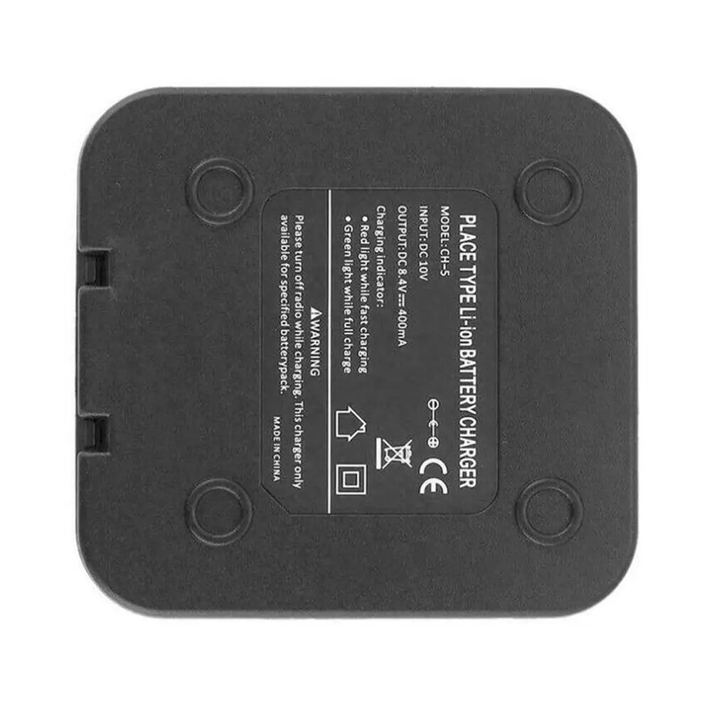 Base de cargador de UV-5R para Baofeng, Base de escritorio para Baofeng UV5R, DM-5R, BF-F8HP, BF-F8, 5RE, UV6R, batería de iones de litio - imagen 5