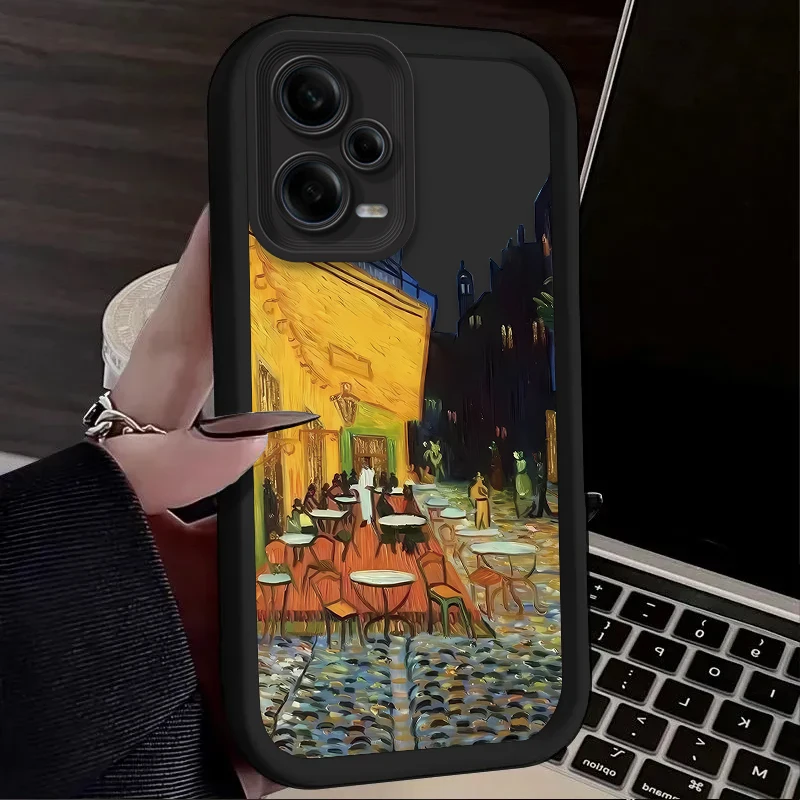 Caja de aceite de paisaje artístico Van Gogh para Xiaomi Redmi Note 13 14 12 11 Pro Plus 5G 14S 12S 11S 10S 10 9 Redmi 14C 13C 12C 12 4G - imagen 3