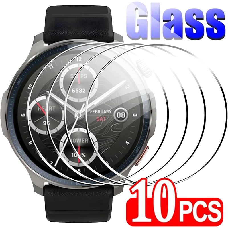 Protectores de pantalla para reloj inteligente Amazfit Balance 2, películas de vidrio templado para reloj, película protectora de dureza 9H para Amazfit Balance 2
