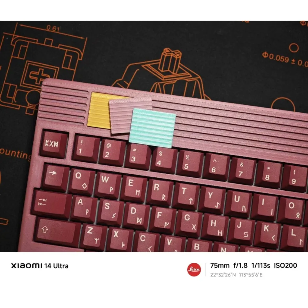 40% Mini teclado 50 teclas diseño ultra compacto caliente enchufable tipo c con cable RGB teclado personalizado estructura superior VIAL/firmware QMK - imagen 3