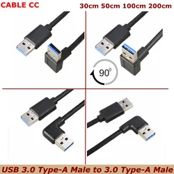 Cable USB Tipo A Macho a Codo Antienredos – Conexión Rápida