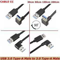 Cable USB Tipo A Macho a Codo Antienredos – Conexión Rápida