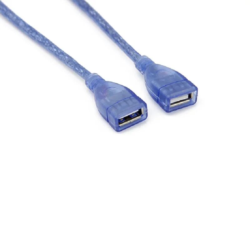 Divisor de Cable USB Dual, enchufe hembra USB 2,0 a enchufe hembra, adaptador de conversión, Cable de extensión USB, Cable de datos USB - imagen 2