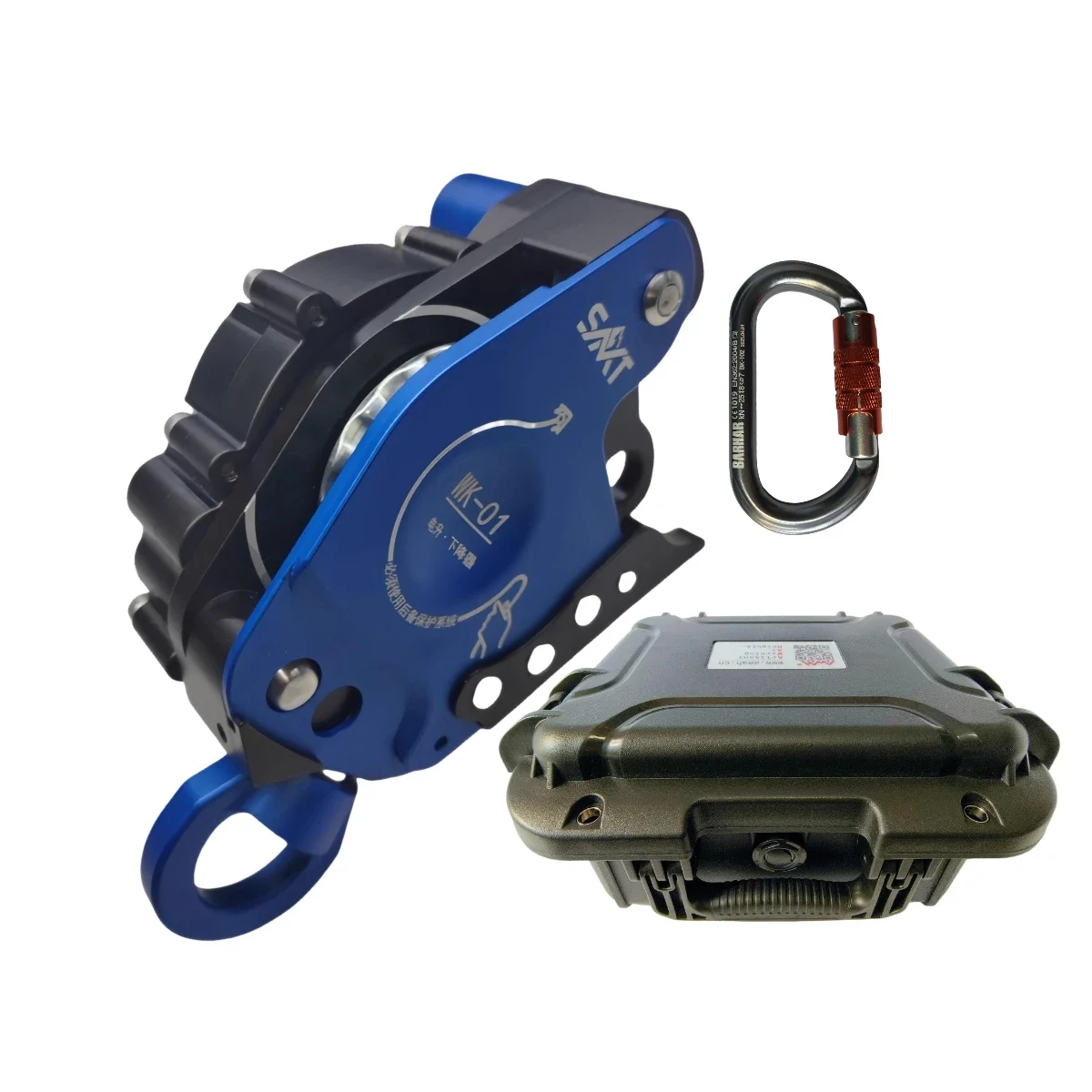 Dispositivo de descenso Ascent Awah z3-WK Ascender de elevación con junta universal para trabajo aéreo de carga de 30 kg-300 kg/escalada de cuerda/exterior - imagen 5